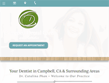 Tablet Screenshot of campbelldentalcare.com